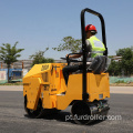 Alta qualidade 800 kg passeio vibratório no rolo compactador de solo em tandem FYL-860